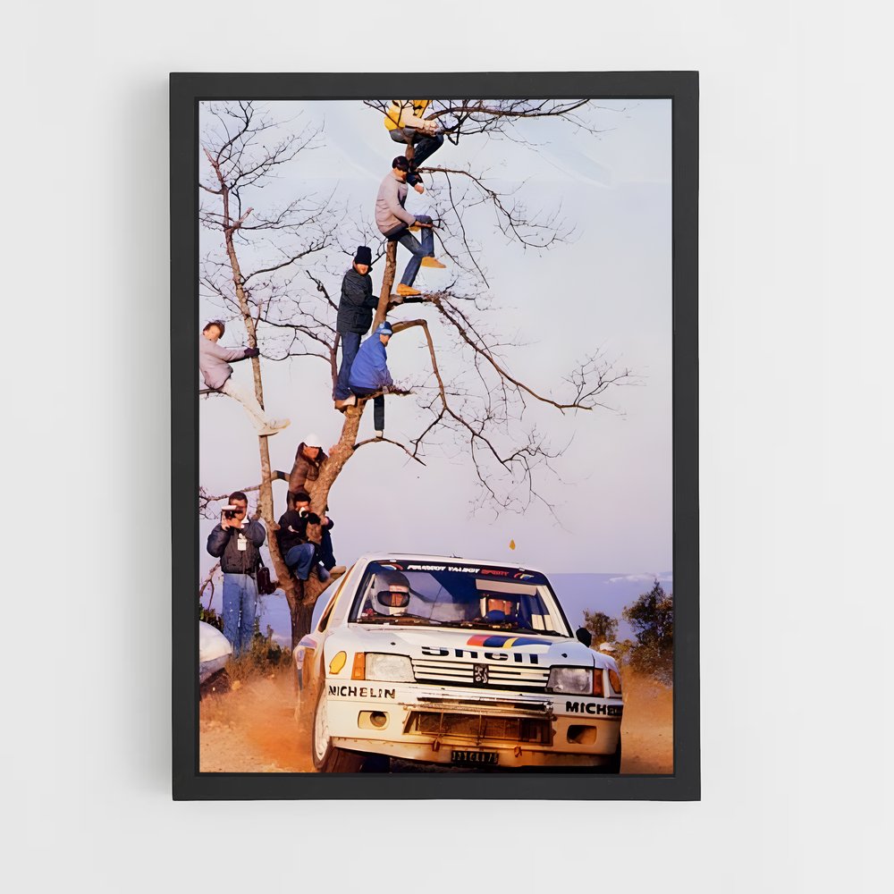 Poster Aventure Arboricole – affiche Peugeot (vue 2)